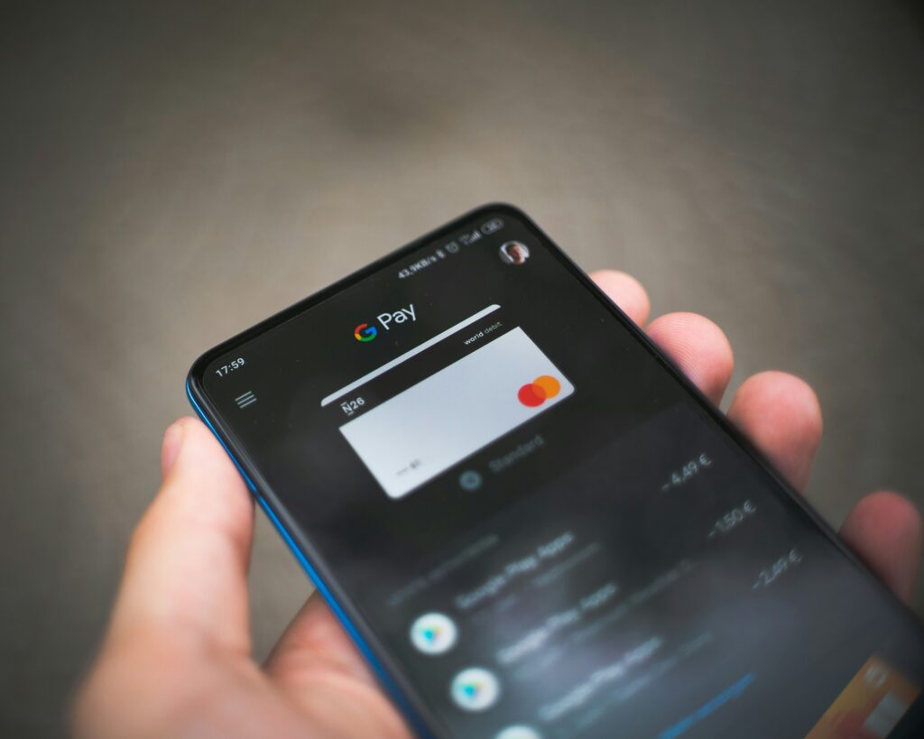 a phone for online payment